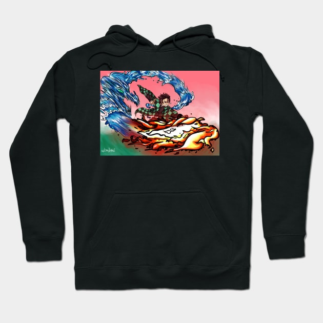 Fire Dance Hoodie by KloudKat